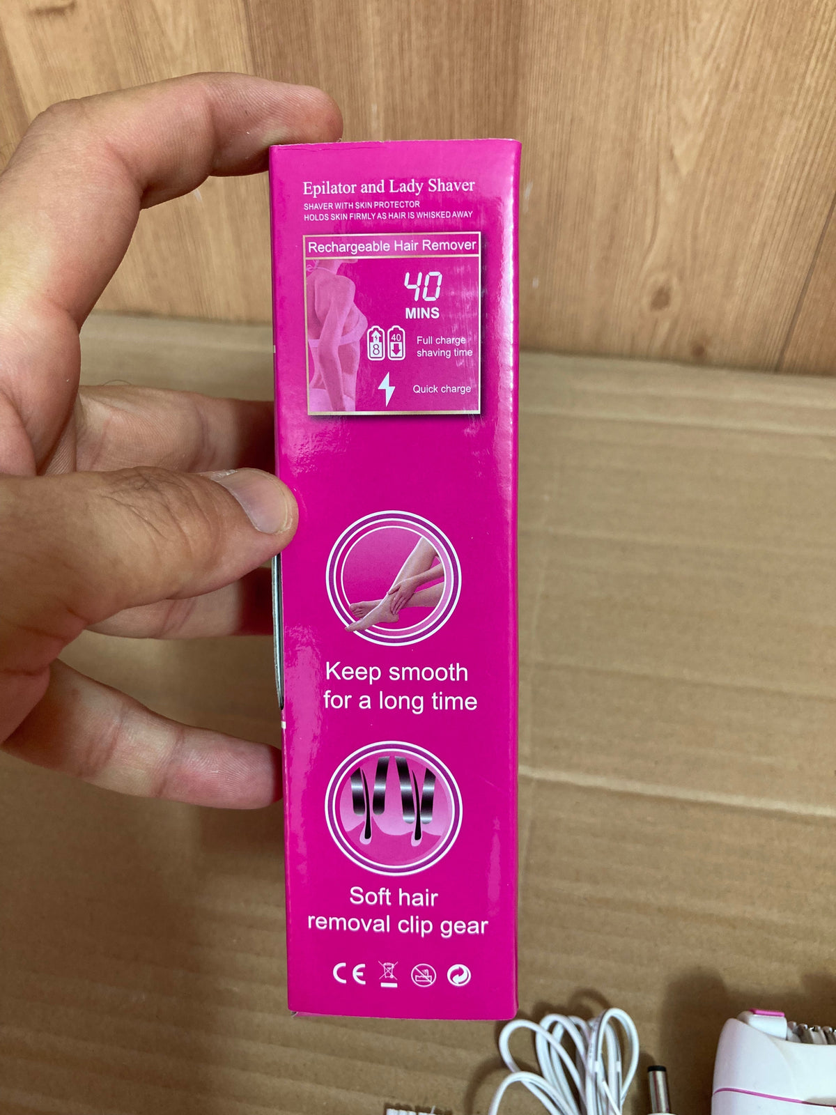 Kemei Rechargeable Hair Epilator