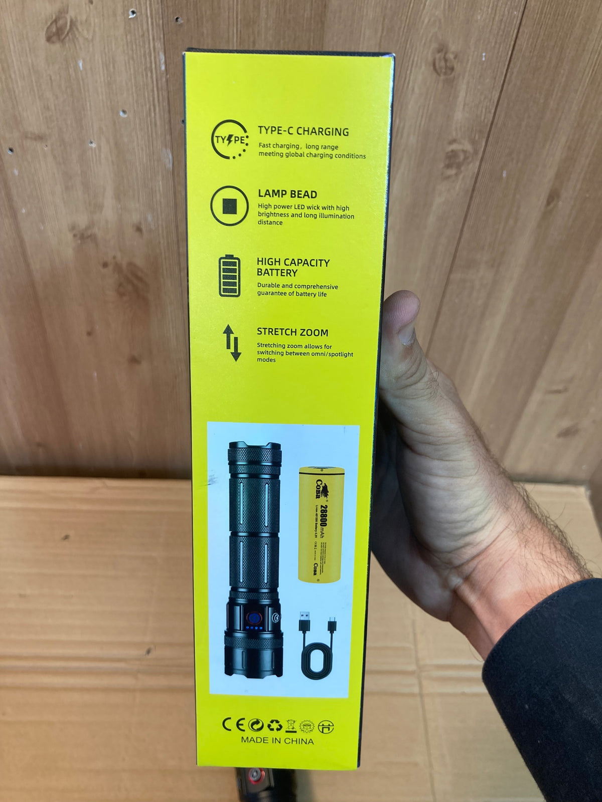 COBA Torch with Side Lamp CB-B53-2