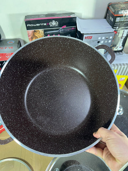 Bakhschie Extra Large Granite Cookware Set