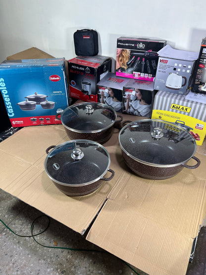 Bakhschie Extra Large Granite Cookware Set