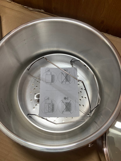 Lot Imported Happy Unique 4+6L Stainless Steel Pressure Cooker With Steamer