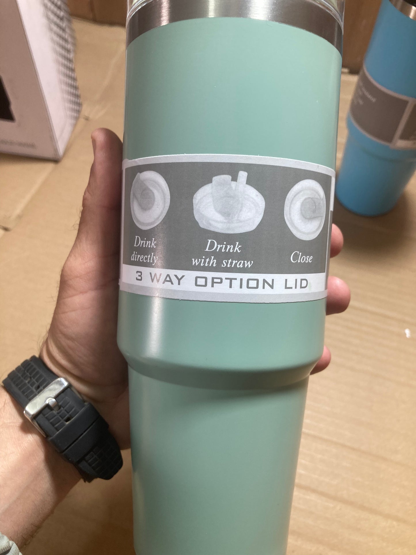 Vacuum Insulated Straw Tumbler 900ML