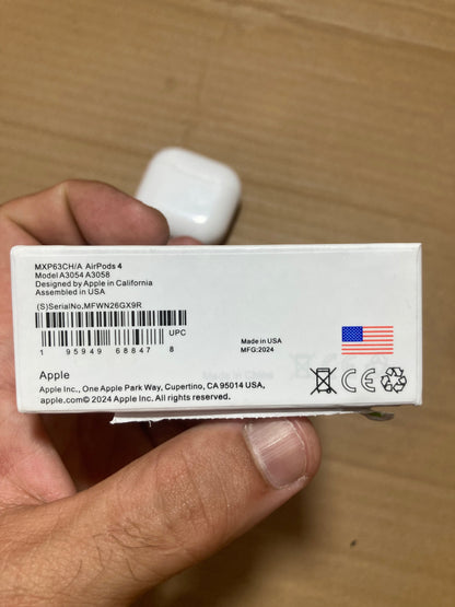 Apple Airpods Pro 4 With ANC (Active Noise Cancellation)