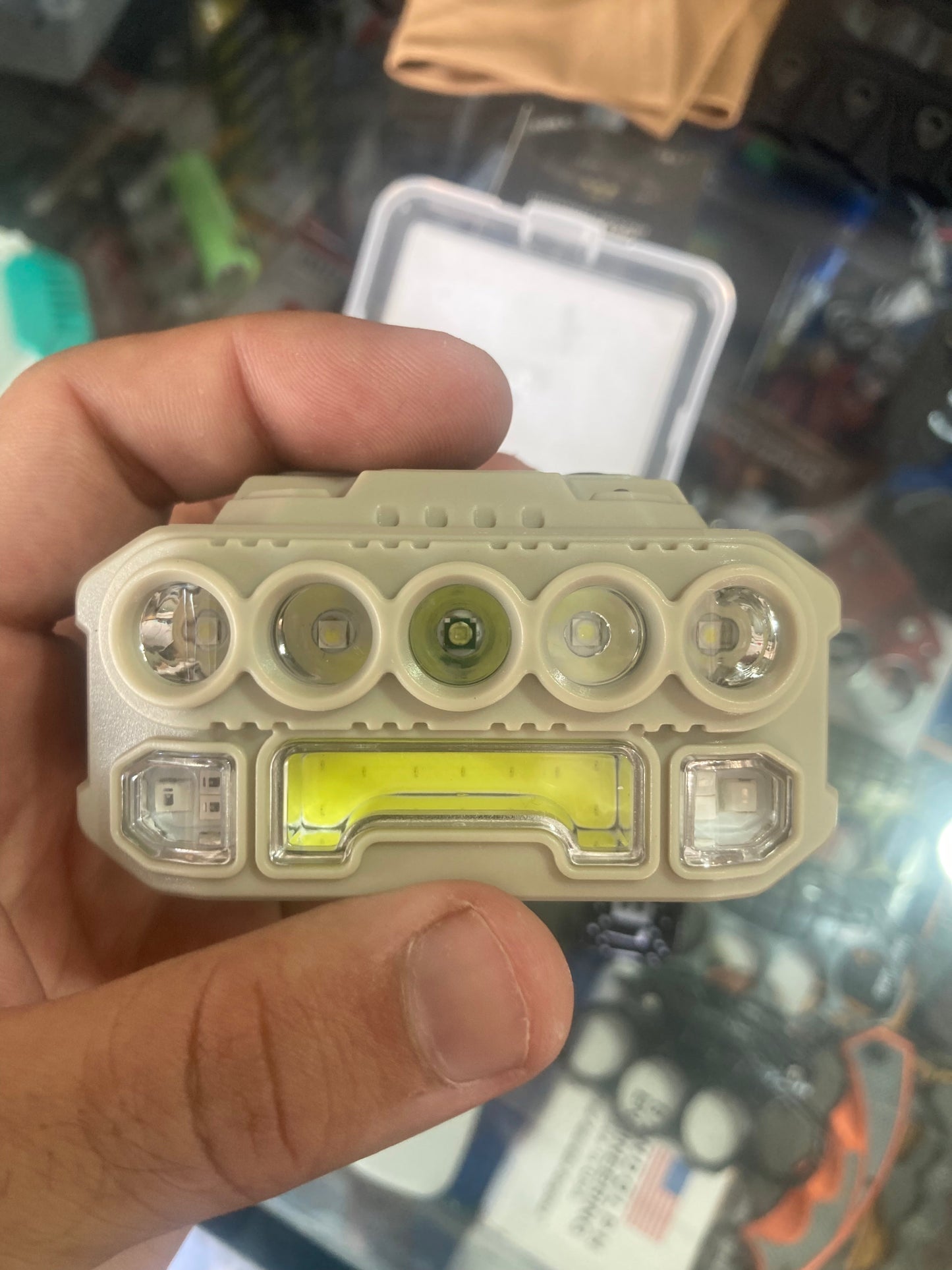 Multifunctional Mini Rechargeable Head Light