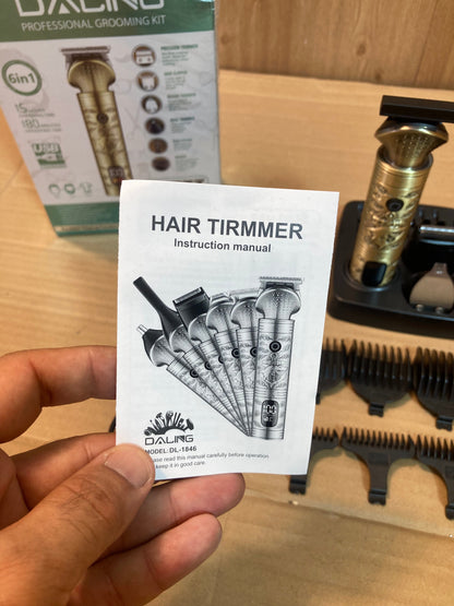 Daling 6-in-1 Professional Hair Trimmer & Clipper
