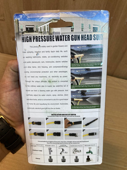 Multifunctional Car/Solar Washing Water Gun Set
