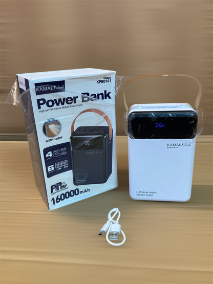 Kamal 88W Fast Charging Lamp Power Bank 160,000 mAh - KPB0161