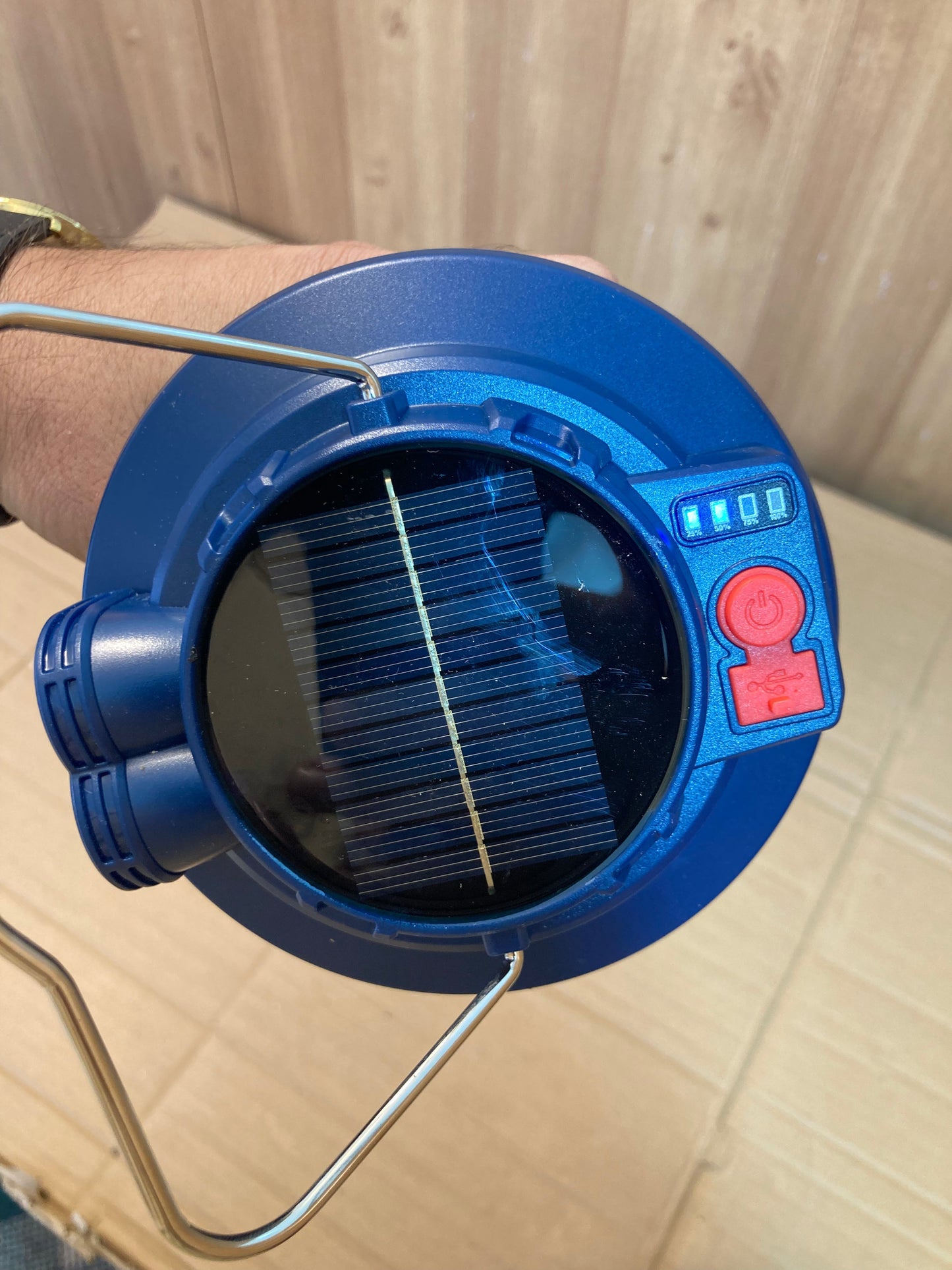Hurry Bolt Solar Rechargeable Camping Lamp Light
