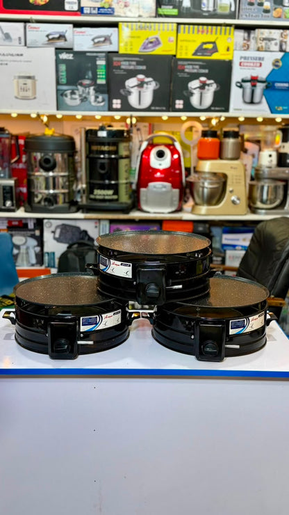Irani Design Non-Stick Gas Tawa – Marble Coated Roti, Paratha & Omelet Maker | Heavy Duty Cooking Tawa